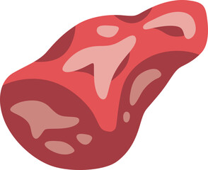 Tri tip beef illustration icon
