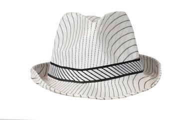 natural black felt hat wide brimmed hat isolated on white background head protection and style