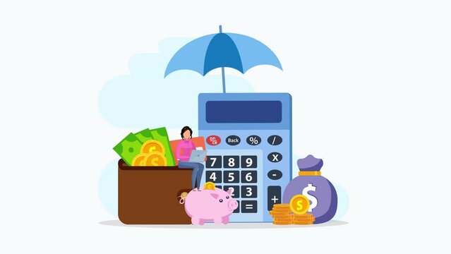 4k animation Business insurance form