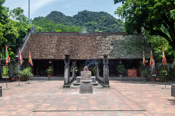 views of hoa lu ancient capital in ninh binh, vietnam