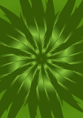 green background