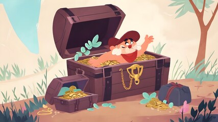 Treasure Theme for background
