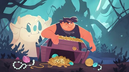 Treasure Theme for background