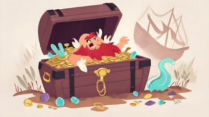 Treasure Theme for background
