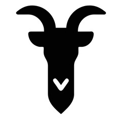 Graceful Goat Icon: Symbol of Strength and Resilience