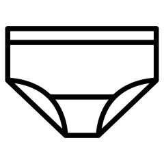 The Black Underwear Icon Symbol is Perfect as an Additional Element to your Design