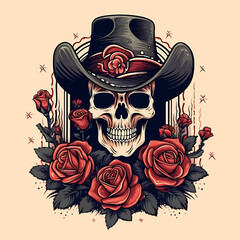 Vector skull