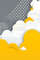 background with illustration of a cloud