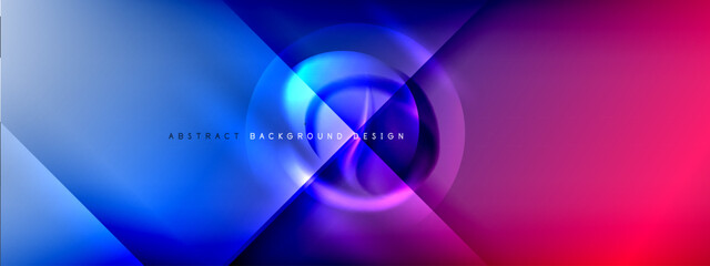 Color gradient shadows and light effects background. Lens flares and circles design. Trendy simple fluid color gradient abstract background with dynamic straight shadow line effect