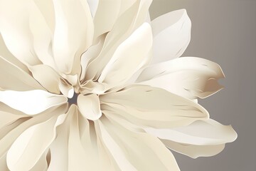 white flower made by midjourney