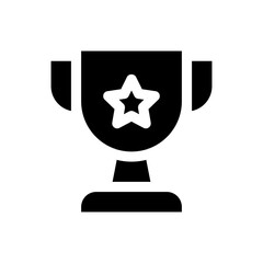 trophy glyph icon