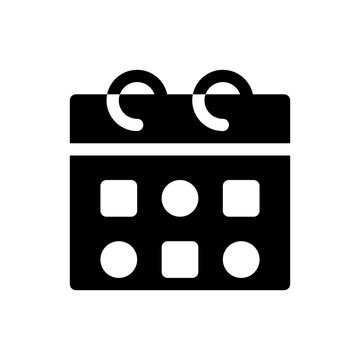 calendar glyph icon