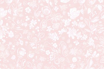 seamless floral pattern made by midjeorney