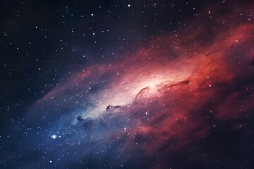 Obraz premium galaxy in space made by midjeorney