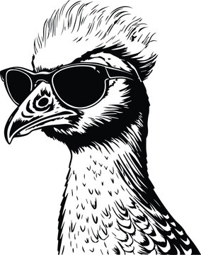 Peacock In Sunglasses