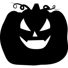 Halloween Pumpkin Silhouette