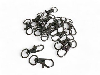 The keychain clasp is black on a white background