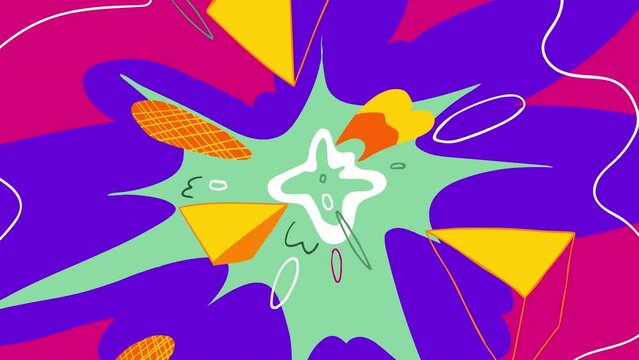 Seamless Multicolor Transitions Motion Graphics is a dynamic cartoon pack that contains 10 hand-drawn transitions with optical effects for your media. 4K resolution and alpha channel

