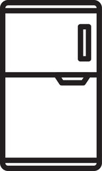 Refrigerator outline icon