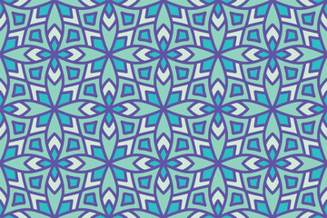 Seamless abstract geometric shape pattern