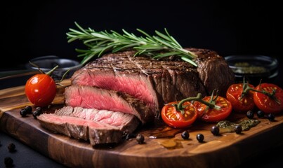 grilled beef steak