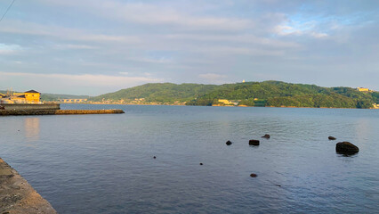 長崎県大村市の寺島からの風景