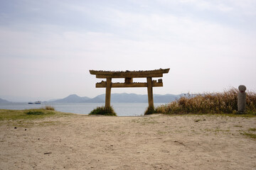 shrine at the beach