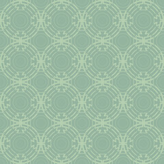 Obraz premium Seamless pattern created by many curves set in light gray background
