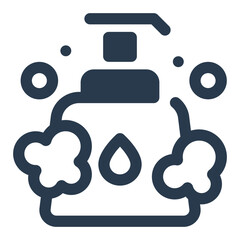 Body wash and cleansing vector icon