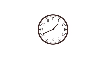 abstract fast clock icon illustration background 4k  