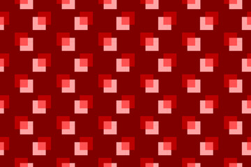 red and pink square pattern. Abstract background. Vector Illustration.