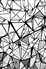 Elegance in Monochrome: Captivating Black and White Abstract Wallart, Generative AI