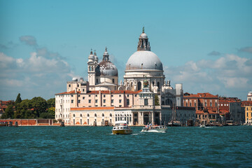 Fototapeta na wymiar Basilica di Santa Maria della Salute, Venice, Italy