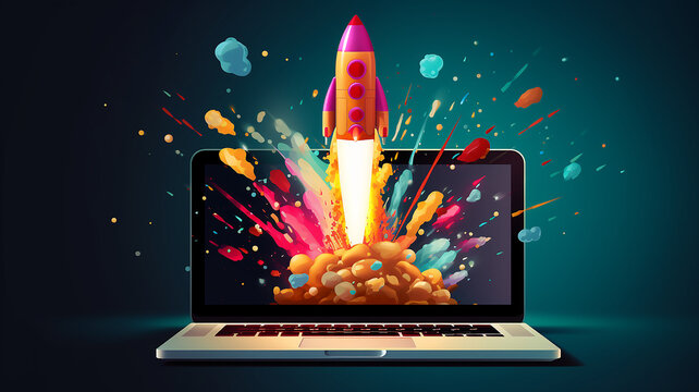 rocket laptop start speed 3d technology
