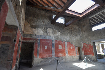 Pompeii archeological site in Pompeii