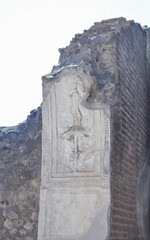 Pompeii archeological site in Pompeii