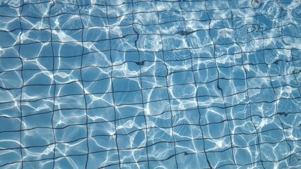 swimming pool background top view holidays hotel summer swimming blue water and lines