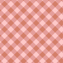 Vector abstract seamless pattern of checkered pink and white simple design