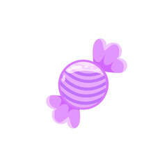 Vector candy wrapper cartoon icon illustration