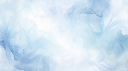 Fototapeta premium Watercolor Background: Soft and Pale Blue and White