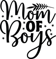 Obraz premium Mom Of boys Design