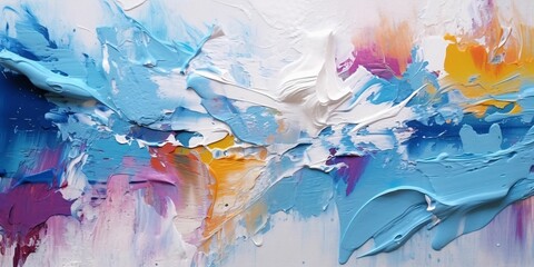 Abstract Colorful Painting Texture Background