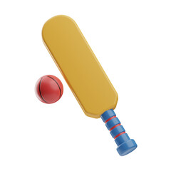 summer game Bats illustration 3d