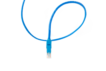 Internet cable isolated, Patchcord, wired connection, high-speed internet access