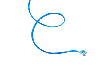 Internet cable isolated, Patchcord, wired connection, high-speed internet access