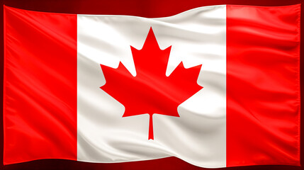 maple leaf on canada flag, canada day, banner 