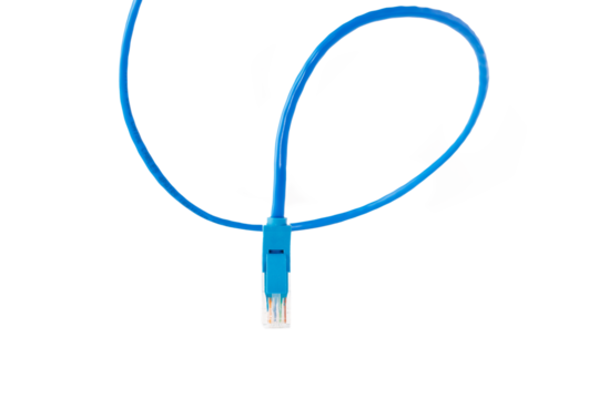 Internet cable isolated, Patchcord, wired connection, high-speed internet access