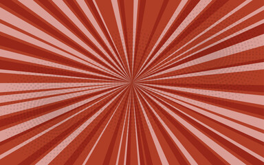 Obraz premium an abstract retro sunset background with halo rays in vintage hues
