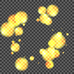 Yellow Flare Background Transparent Vector. Spot Glitter Template. Anniversary Illustration. Black Ball Strass Card. Gold Overlay.
