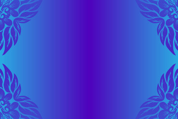 Beautiful classic design colourful  background with flower leaf line art pattern of indonesian culture traditional batik for textile or fashion 
